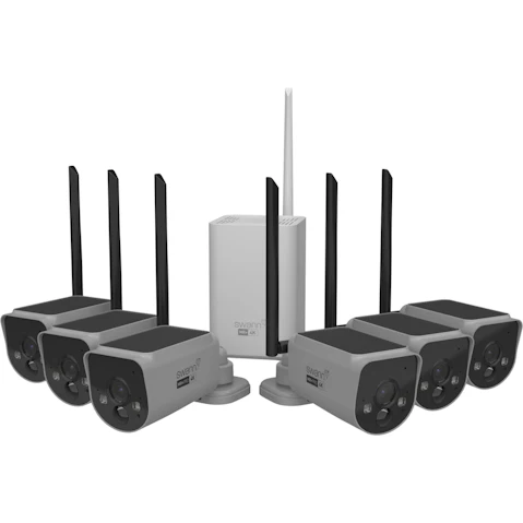 Swann MaxRanger4K Pro Long-Range Wireless 6-Camera Security System with Radar Detection