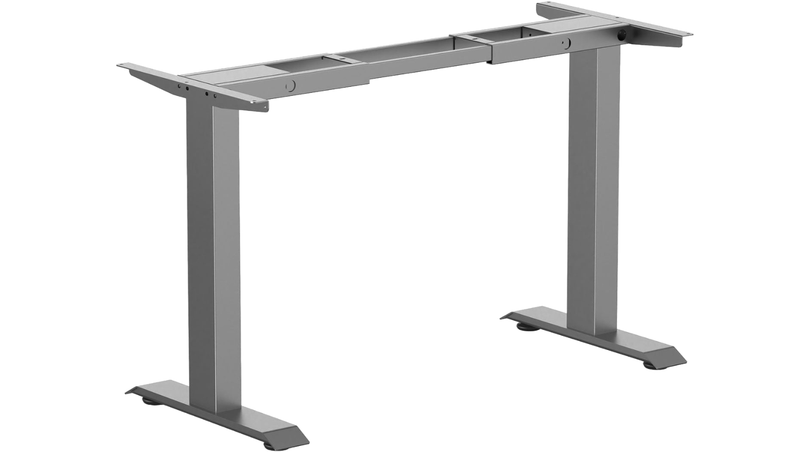 Desky Zero Fixed Mini Office Desk Frame - Space Grey