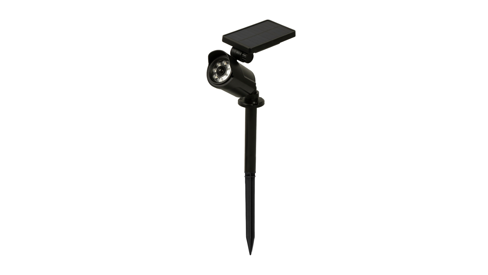 Serrano Solar LED Spotlight - Solar-powered motion-activated LED security light