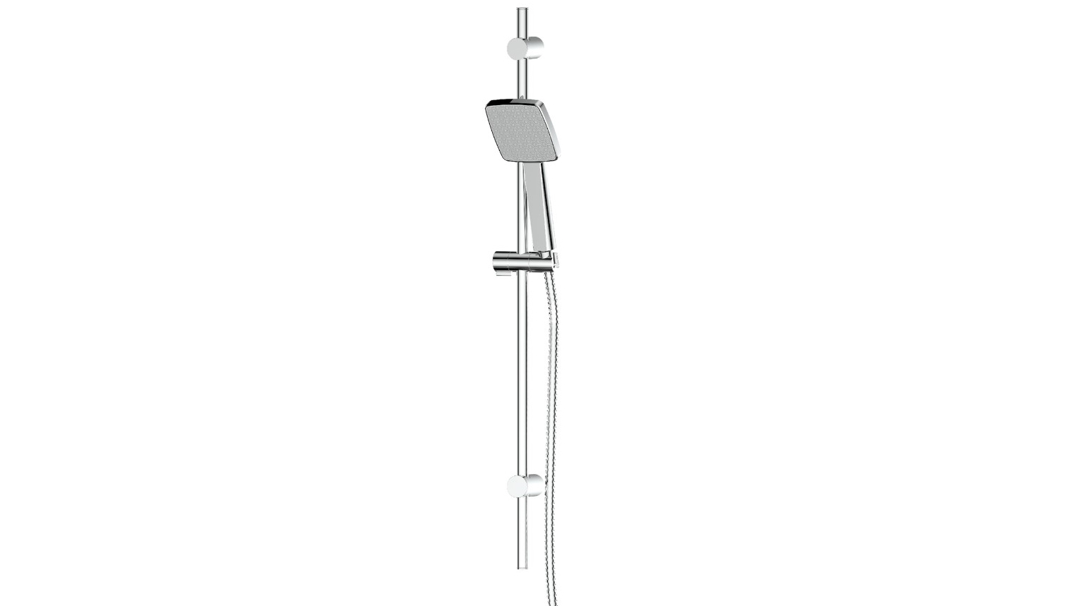 Greens Glide Syntra RainBoost Adjustable Rail Shower - Chrome