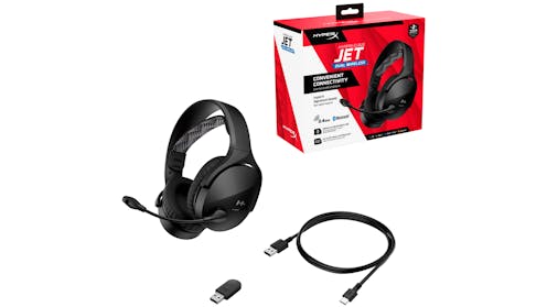 HyperX Cloud Jet Dual Wireless Gaming Headset - Black | Harvey Norman
