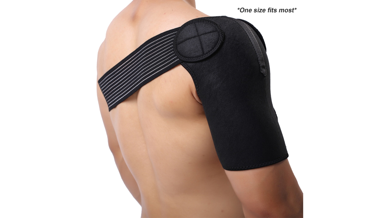 BascoStrap Shoulder Brace, Shoulder Compression Sleeve for Shoulder Support  and Compression - Comes with Adjustable Straps, Firm Velcro Grip, and  Left-Right Shoulder Compatibility - Vysta Health