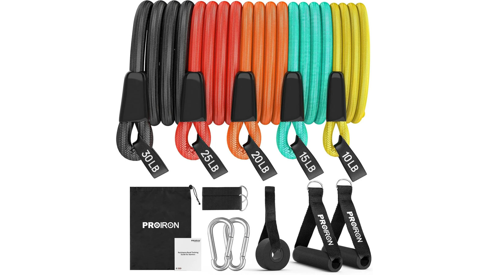 Genux 14-Piece Resistance Band Set with Handles