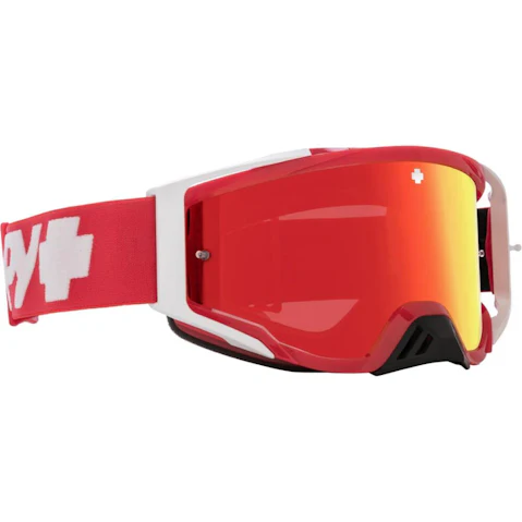 Spy Foundation Checkers HD Smoke with Spectra Mirror HD MX Goggle - Red