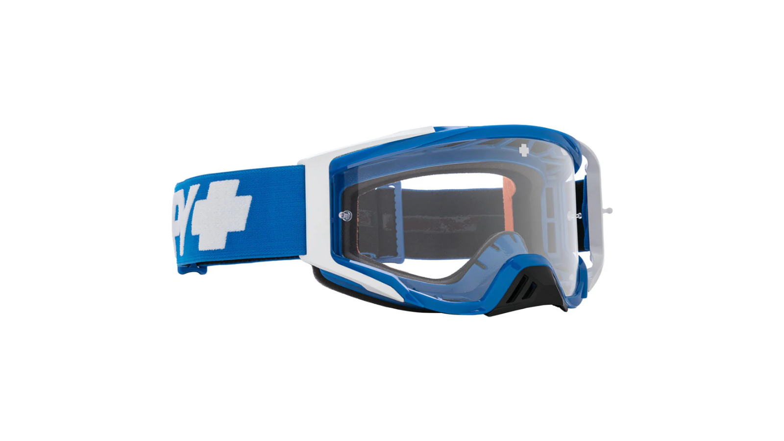 Spy Foundation Checkers Checker HD Clear MX ATV MTB Goggle - Blue