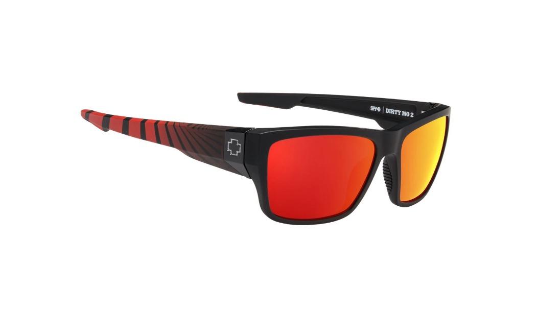 Spy Optic Mens Dirty Mo 2 Polarised Spectra Mirror Sunglasses