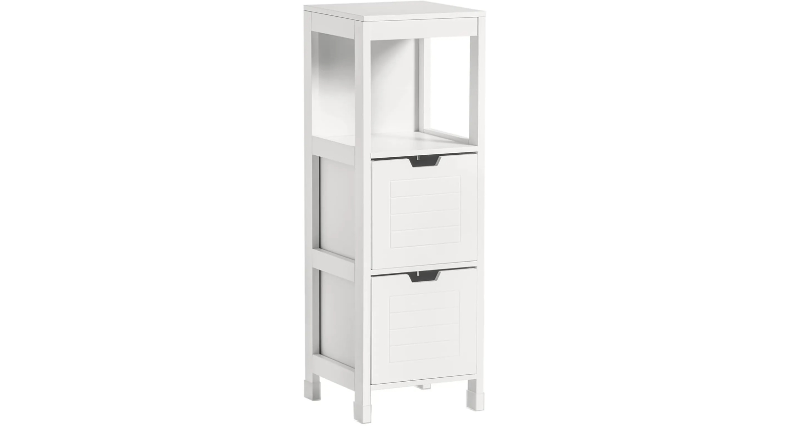 Vikus Freestanding Cabinet 2-Drawer Shelf Cupboard