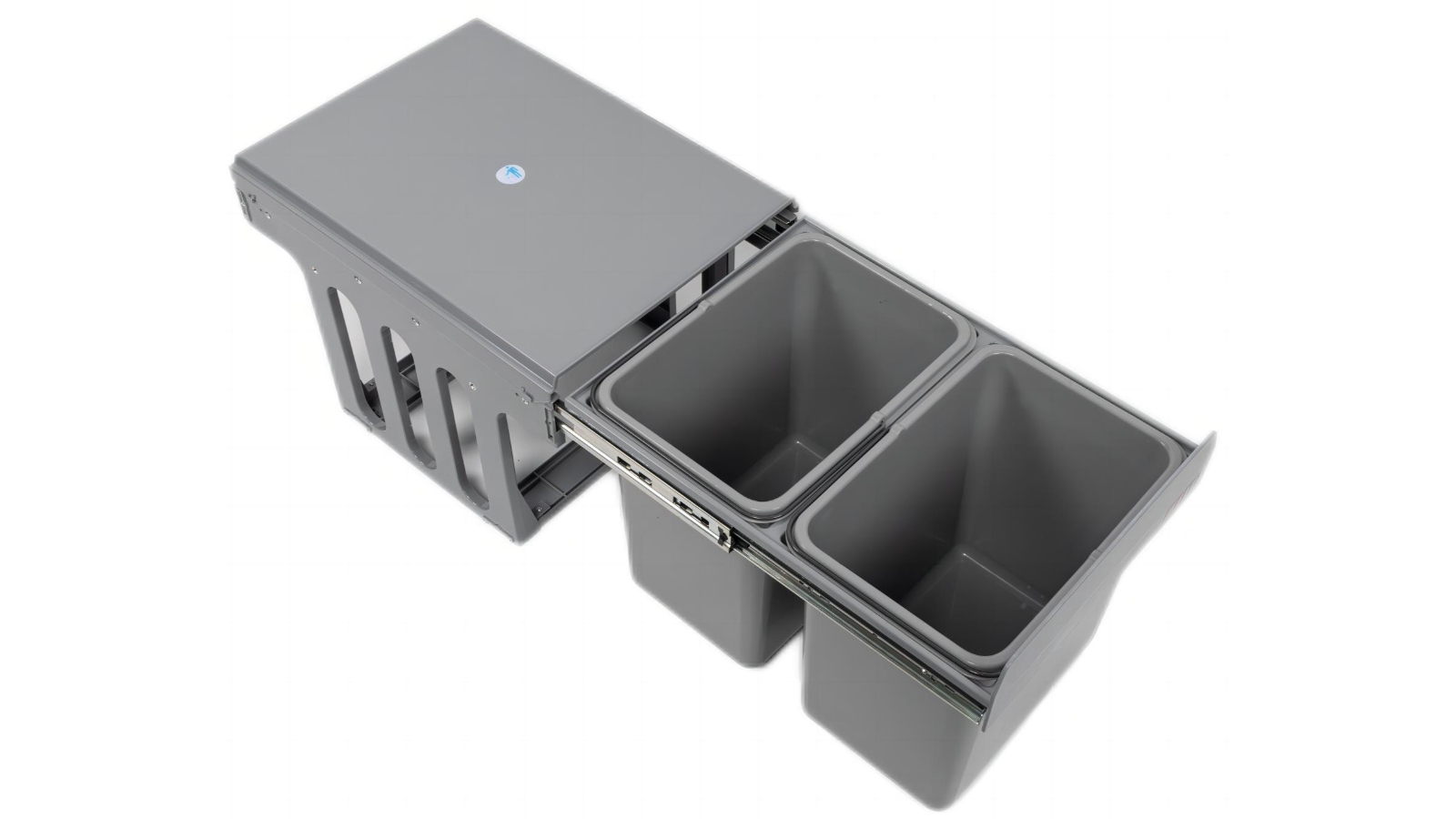 Serrano 2x 15L Pull Out Trash Bin