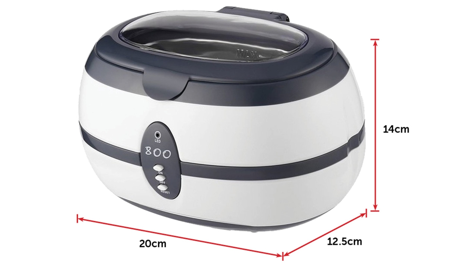 Serrano Ultrasonic Multi Purpose Sonic Wave Jewellery Cleaner Harvey