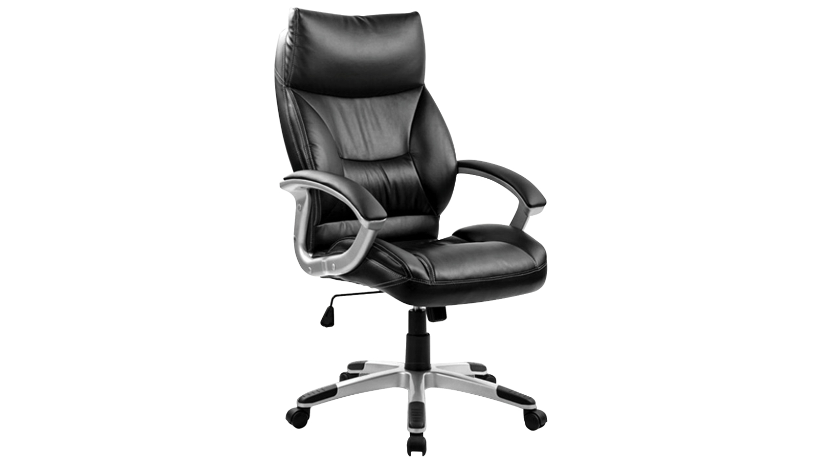 Serrano PU Leather Office Chair Executive Padded - Black