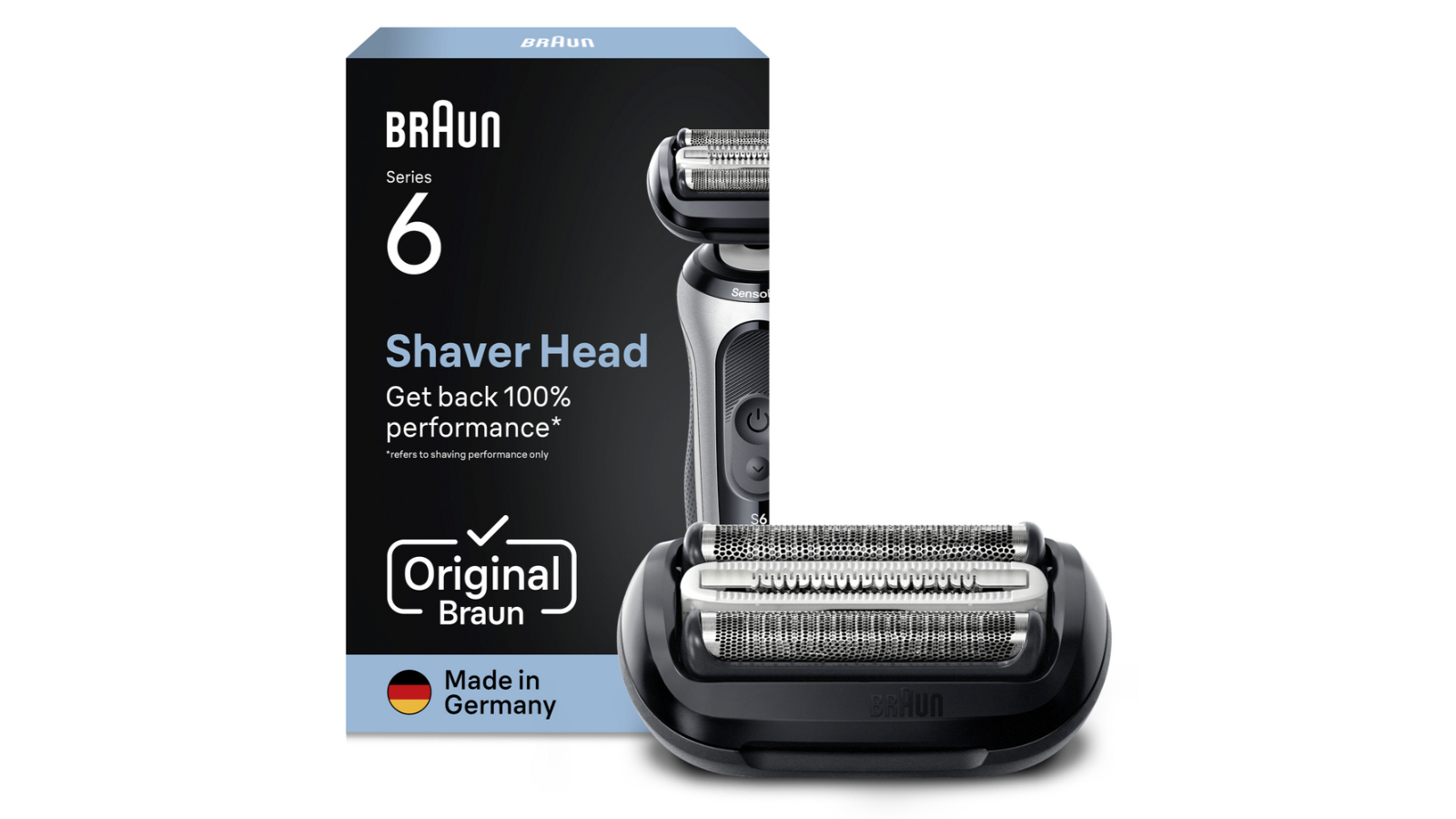 Braun Series 6 Replacement 3-Blade Shaver Head