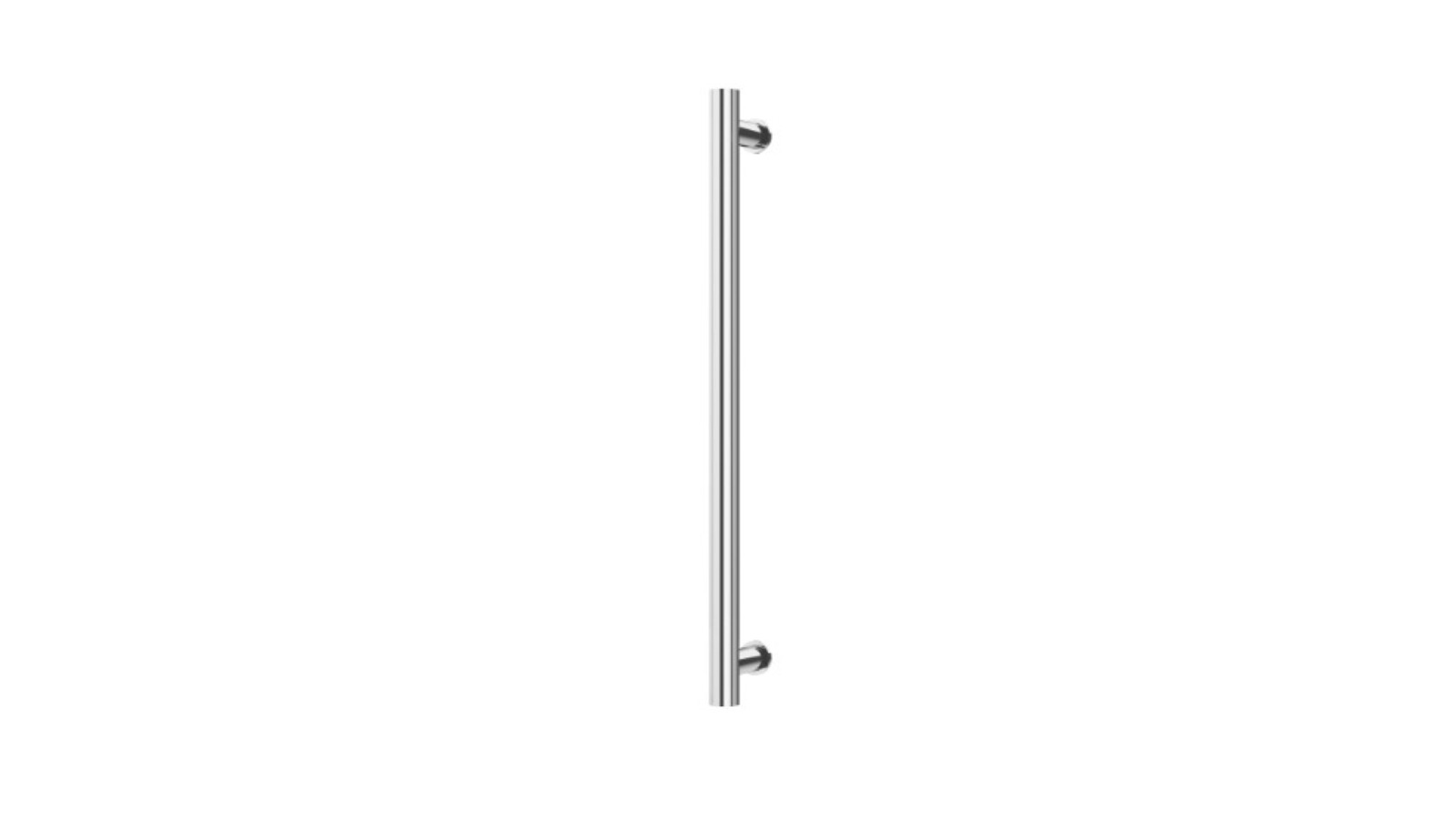 Phoenix 600mm Heated Towel Rail Round - Chrome