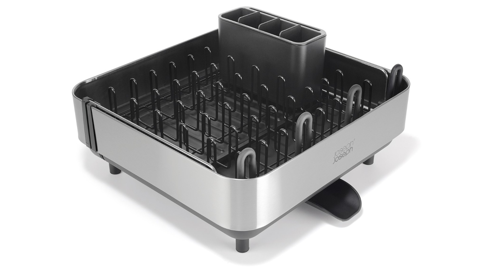 Joseph Joseph Extend Steel Plus Drainer - Black