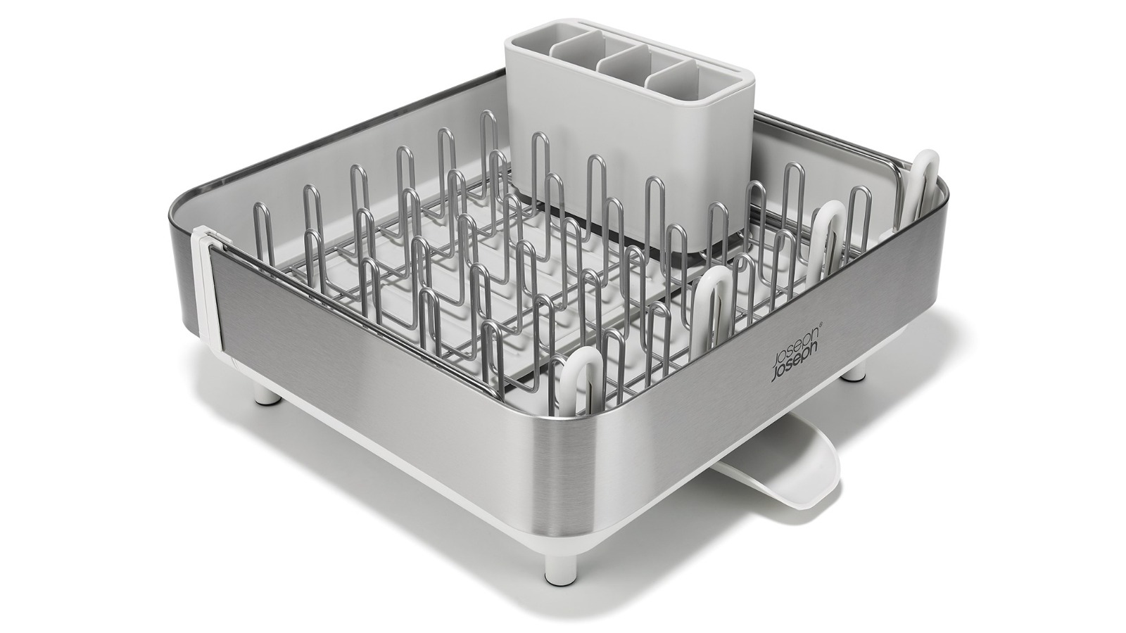 Joseph Joseph Extend Steel Plus Drainer - Stone