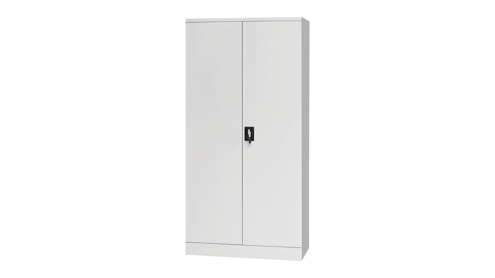 Serrano Two-Door 5 Shelves Storage Locker - Grey