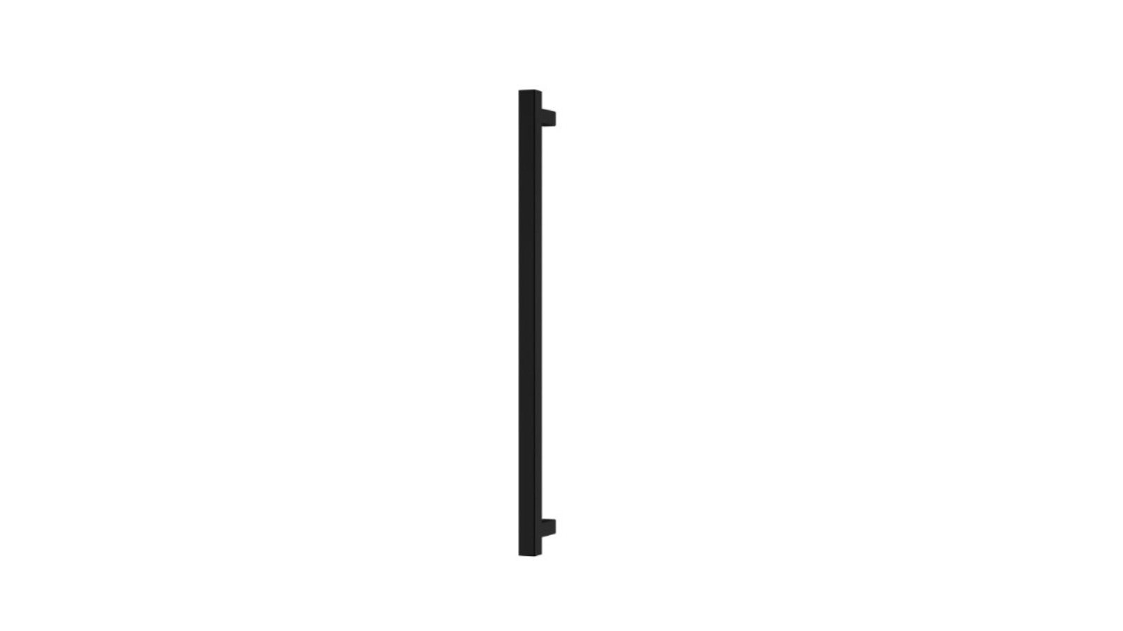 Phoenix 800mm Heated Towel Rail Square - Matte Black