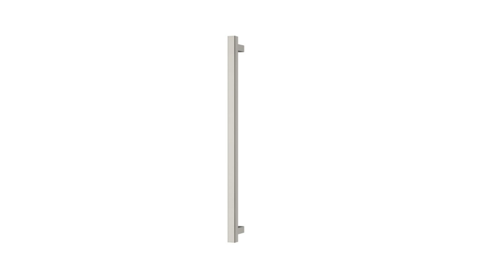 Phoenix 800mm Heated Towel Rail Square - Brushed Nickel