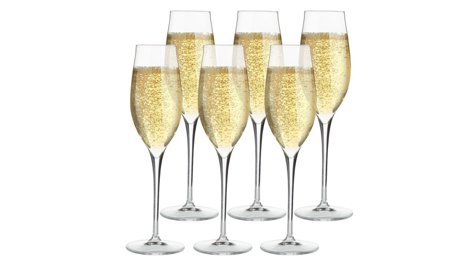 Luigi Bormioli Set of 6 Vinea Prosecco Spumante Champagne Glass - 200ml