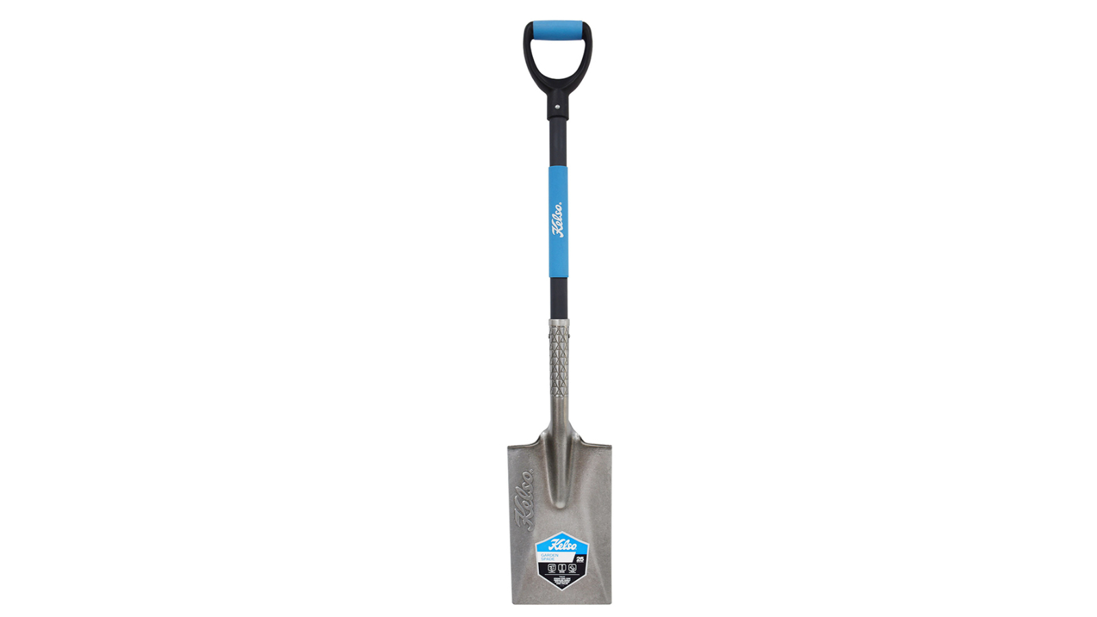 Kelso Garden Spade Short Steel Core Fibreglass D Handle