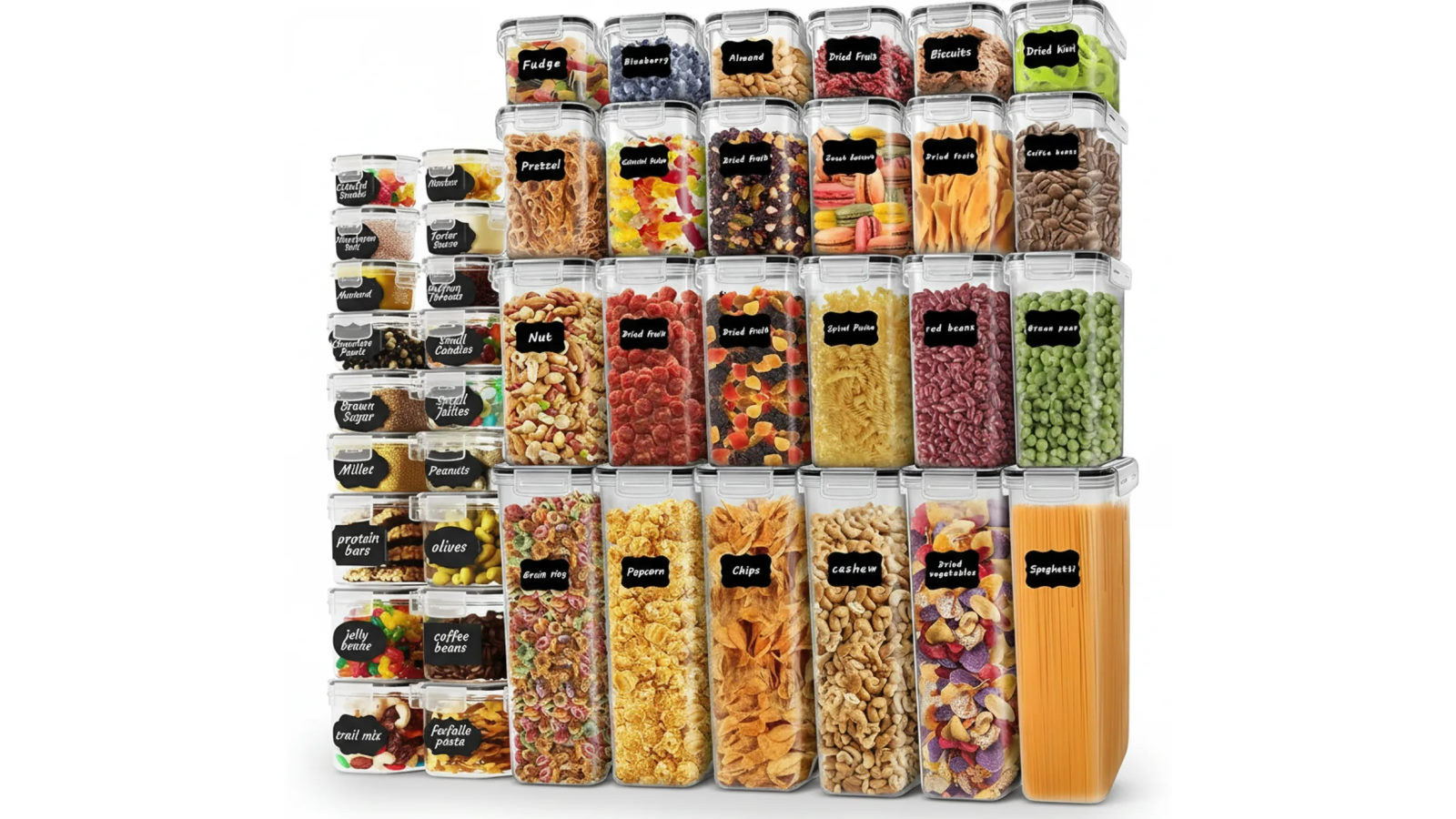 Genux 42 Pack Airtight Food Storage Containers with Lids