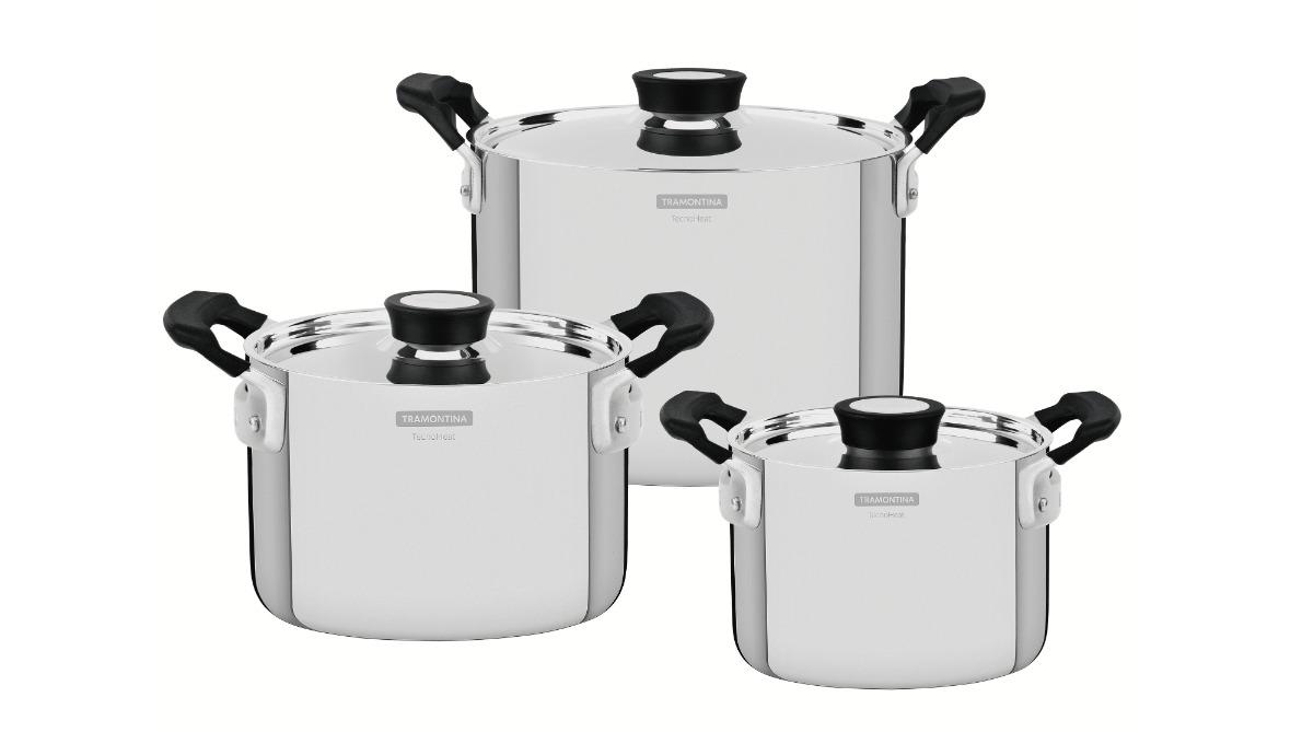 Tramontina 3 Piece Grano Cookware Set