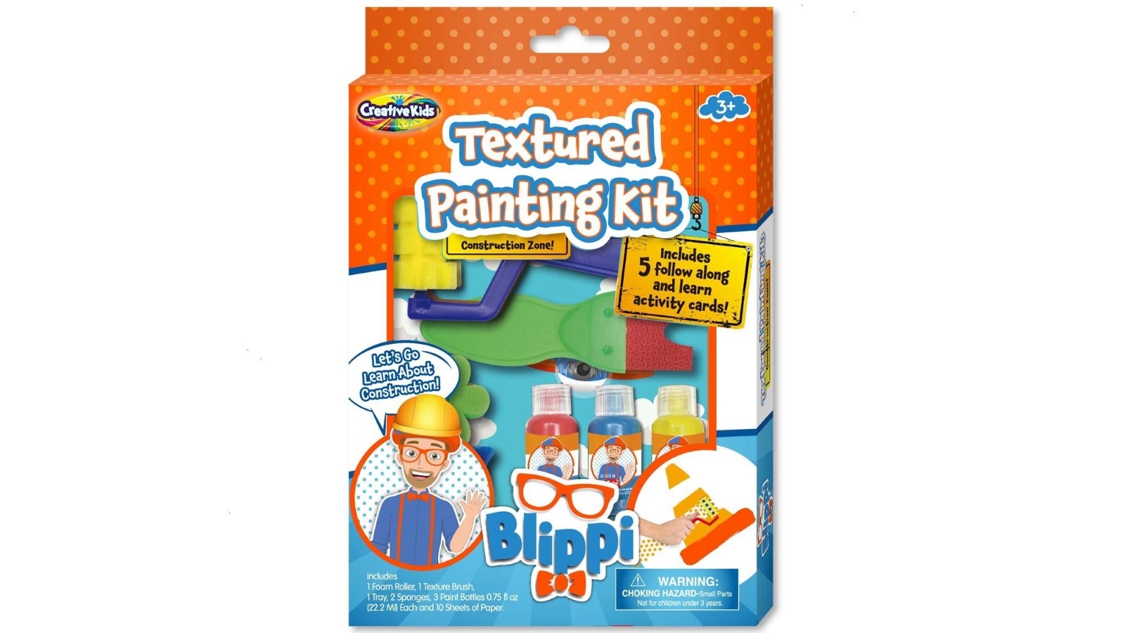 Blippi Textured Painting Kit