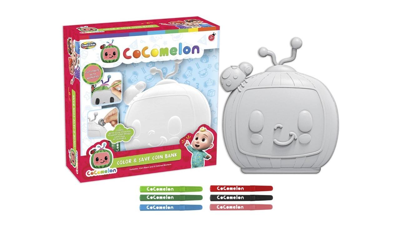 Cocomelon Paint Your Own Coin Bank