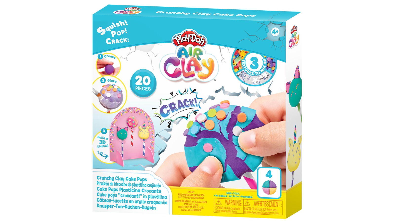 Play Doh Crunchy Clay Cake Pops