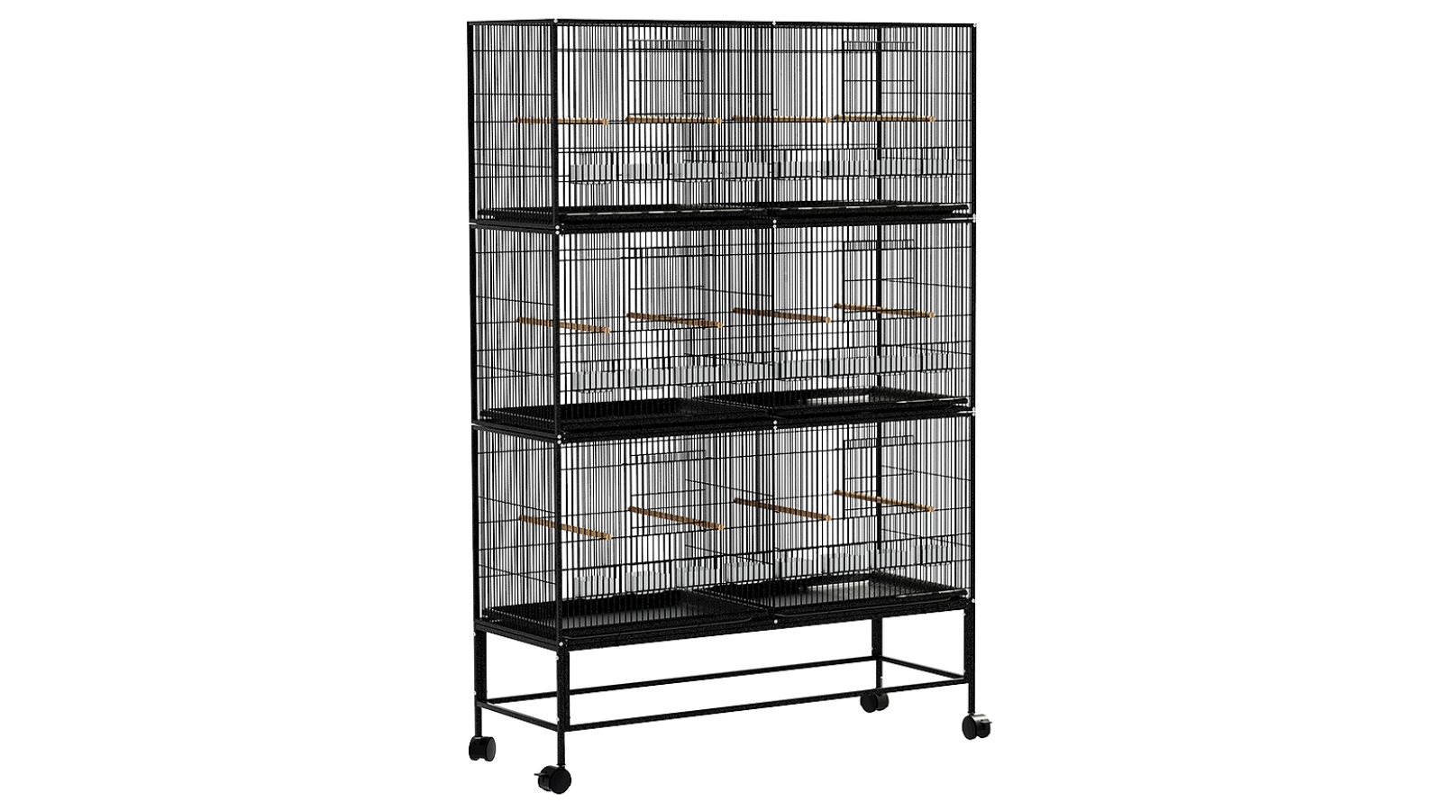 i.Pet Bird Cage Large Aviary Parrot Galvanised Stand 175cm Harvey