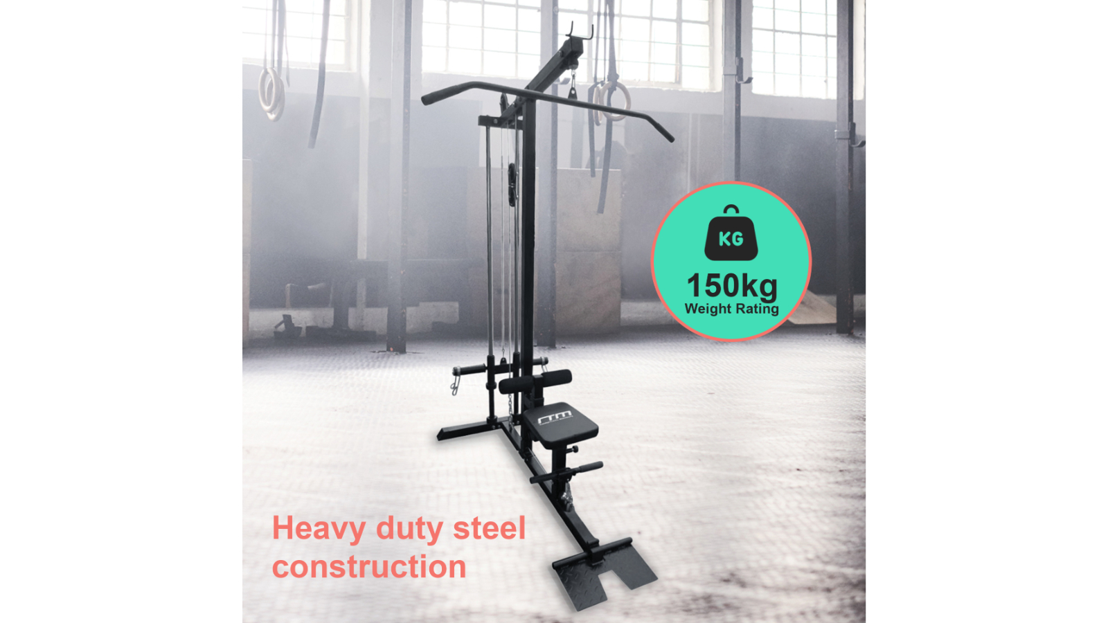 Serrano Lat Pull Down Low Row Fitness Machine Harvey Norman
