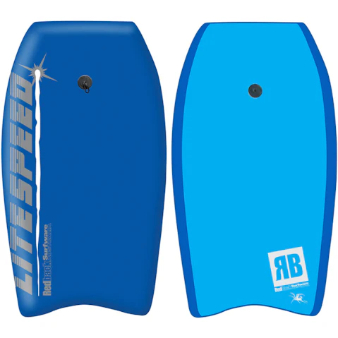 Redback Litespeed XP Assorted Surf Bodyboard Beach Board with Slick Bottom - 36inch