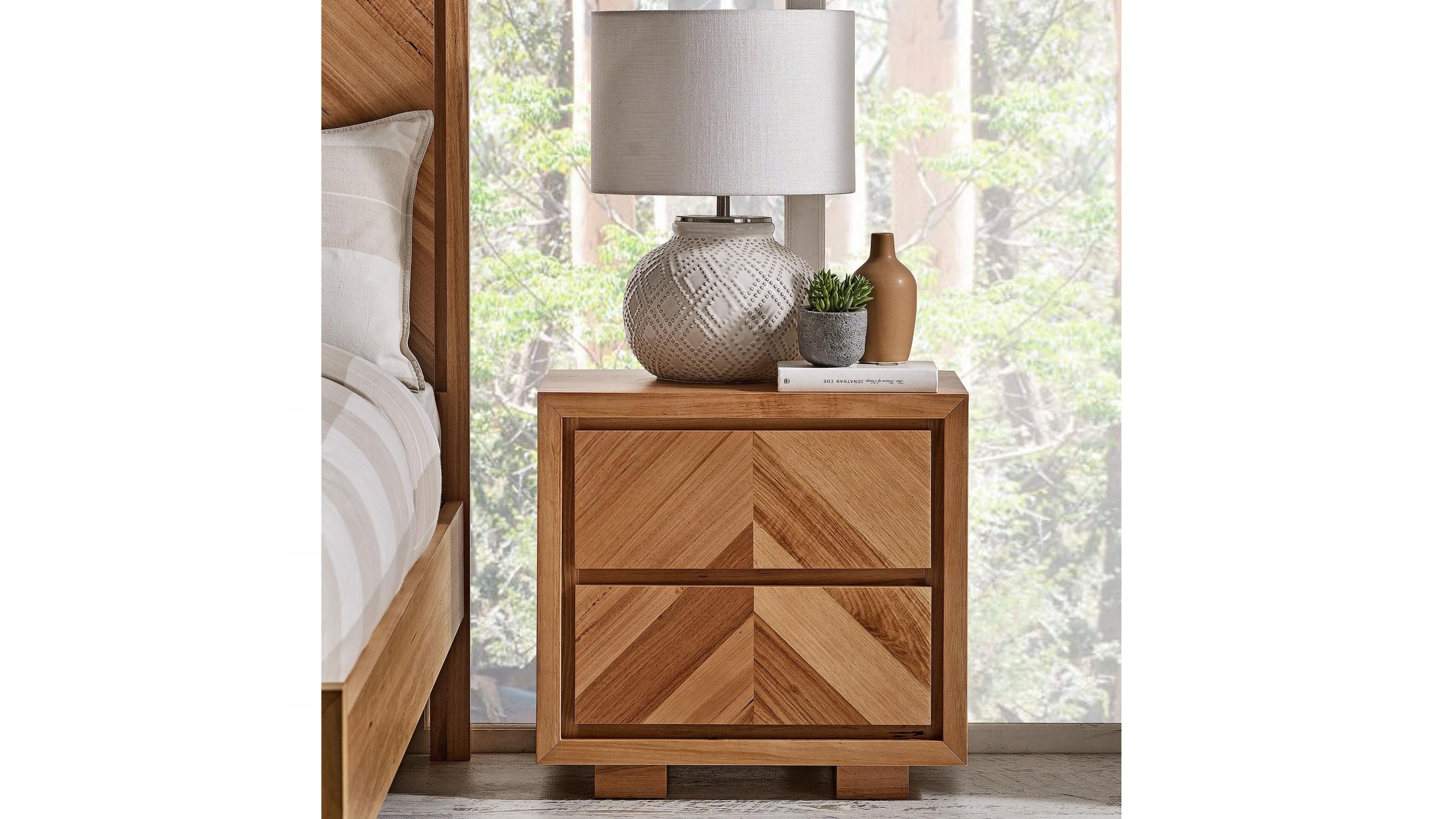 Anglesea 2-Drawer Bedside Table