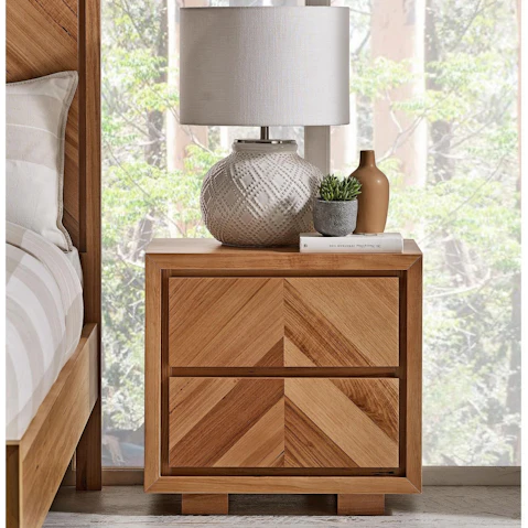 Anglesea 2-Drawer Bedside Table
