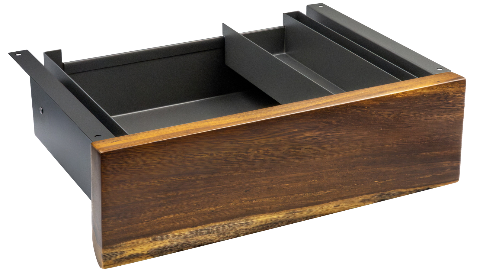 Desky Minimal Pheasantwood Hardwood Under-Desk Drawer - Space Grey