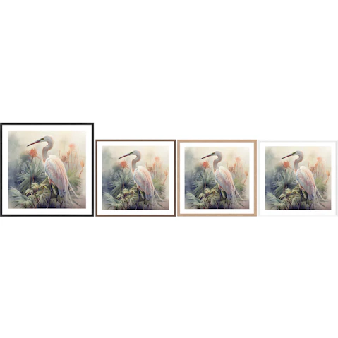 La Grolla Elegant Plumage II Frame Wall Art