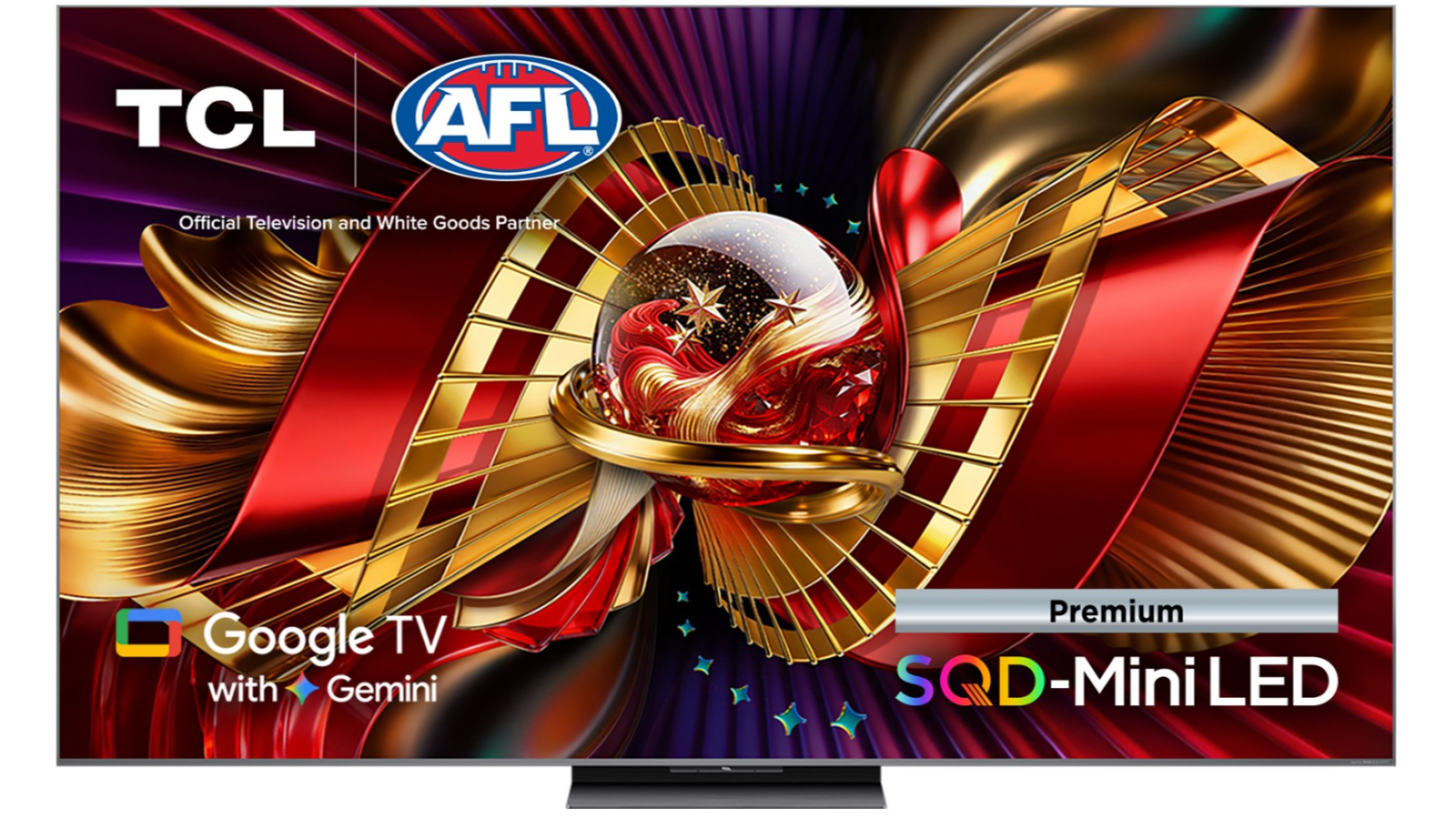 TCL 85-inch C8L Premium UHD SQD-Mini LED 4K Google TV with Gemini