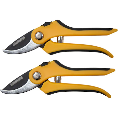 Garden Master Bypass Pruner with Soft Grip Handle - Pack of 2