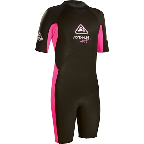 Adrenalin Size 8 Wetsuit Aquasport Junior Spring - Pink