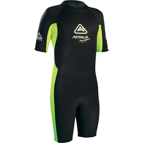 Adrenalin Size 12 Wetsuit Aquasport Junior Spring - Lime