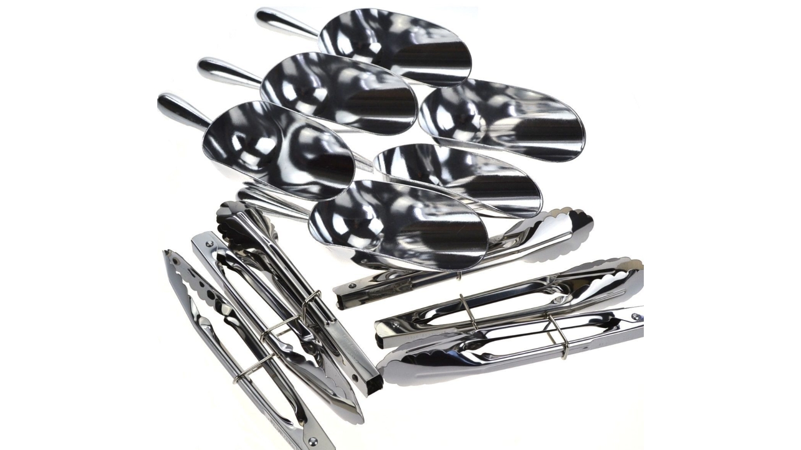 Lolly Bar Tongs And Scoops - Pack of 6