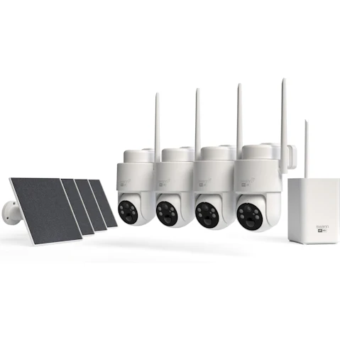 Swann MaxRanger4K MaxTrak Long Range Wireless Pan-Tilt Security System with Auto-Tracking