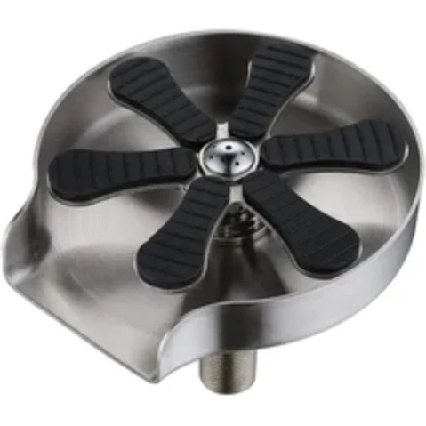 TM Stainless Steel High-Pressure Glass Rinser for Kitchen Sink
