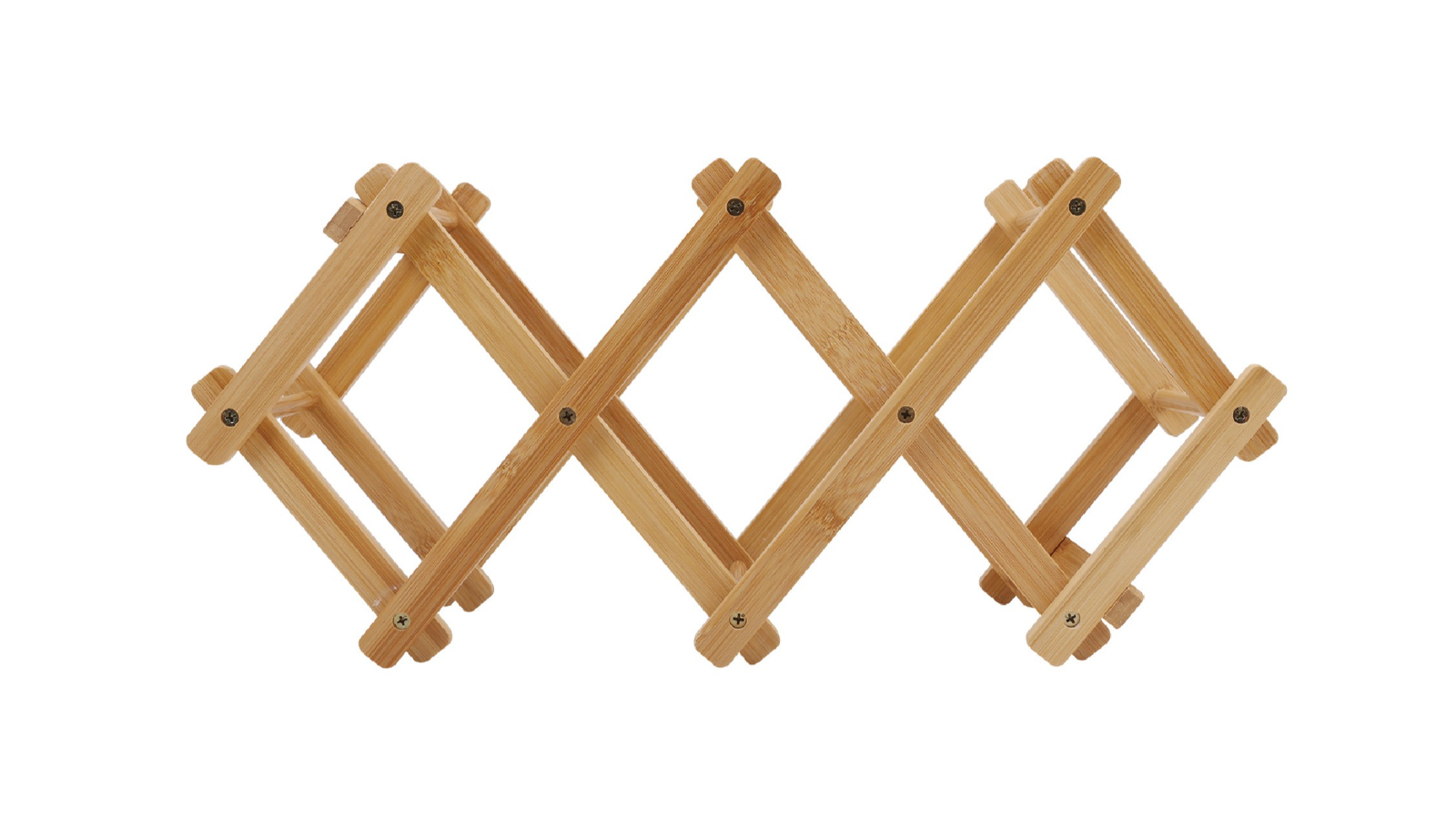 Living Today Foldable Wooden Wine Bottle Storage