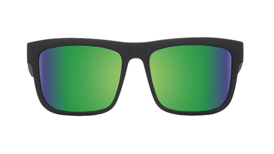 Spy Optic Discord Happy Bronze Polarised with Green Spectra Sunglasses - Matte Black