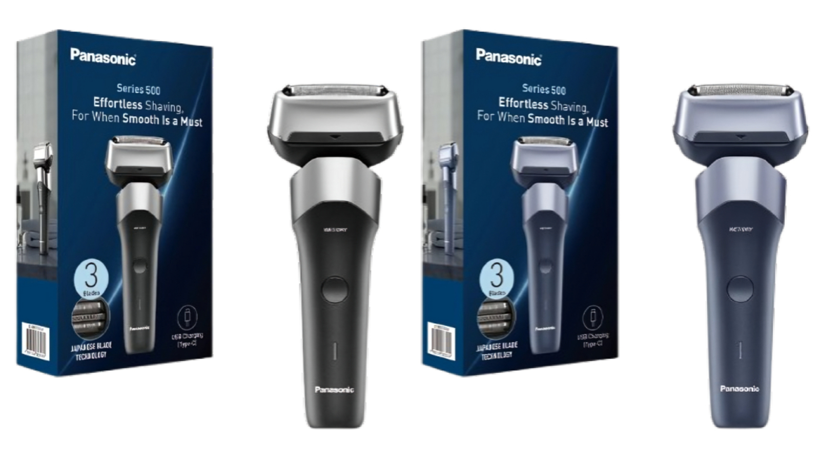 Panasonic Series 500 3-Blade Wet and Dry Shaver