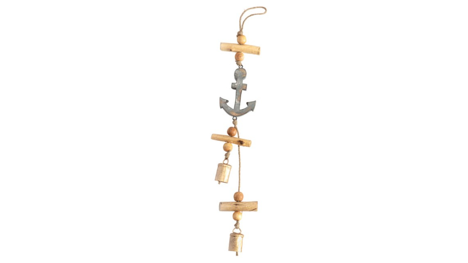 Artisan Homewares Handcrafted Hanging Distress Navy Anchor  