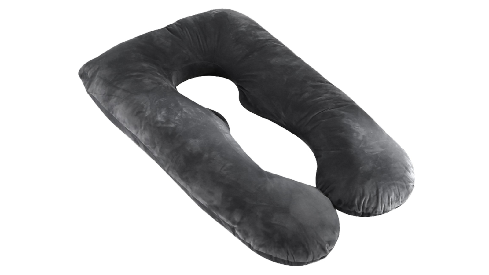 Advwin Dark Grey U-Shaped Full Body Support Pregnant Pillow - 55nch