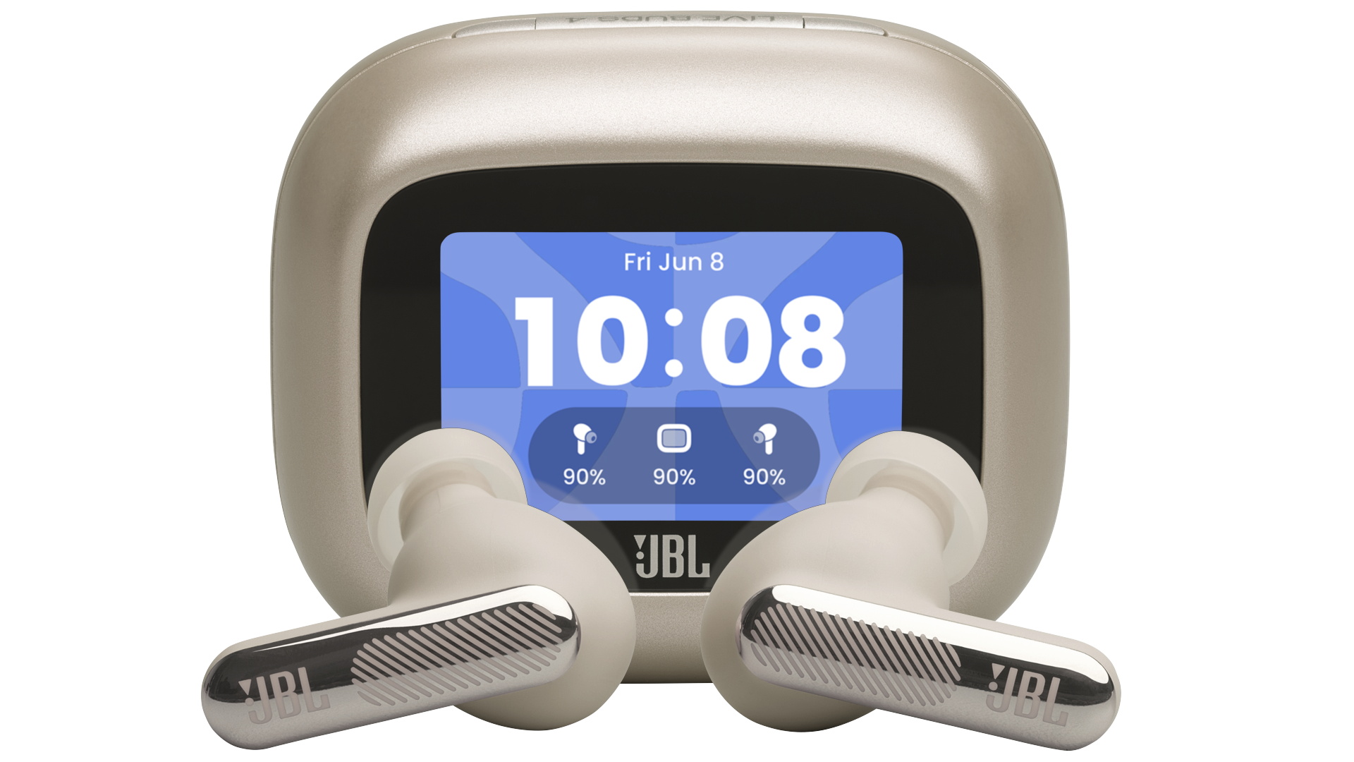 JBL Live Beam 4 True Wireless Noise Cancelling Earbuds - Champagne