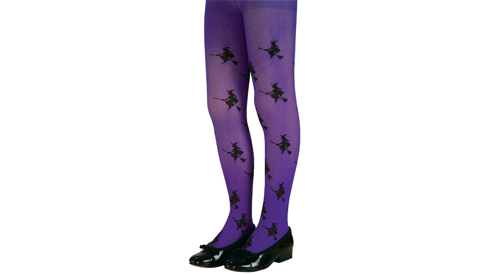 Rubies Small Glitter Witch Tights Child - Purple