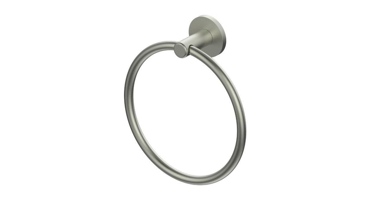 Greens Zola Towel Ring - Brushed Nickel